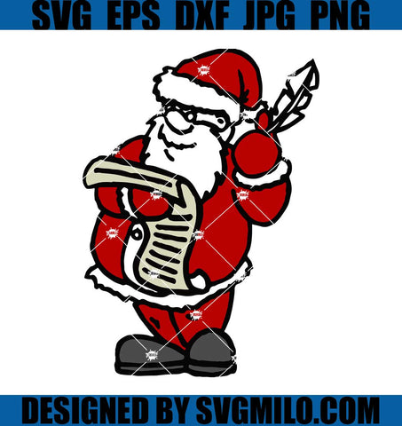 Santa-Claus-Reading-Newspaper-Svg_-Christmas-Svg