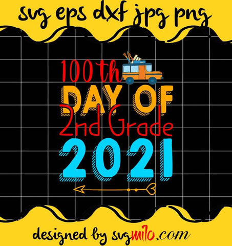 100th-Day-Of-2nd-Grade-2021-SVG