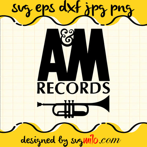 Am Records Studio Music Vintage SVG PNG DXF EPS Cut Files For Cricut Silhouette,Premium quality SVG - SVGMILO
