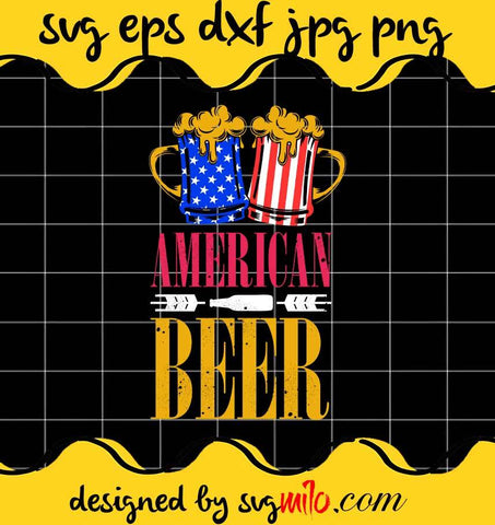 American Beer File SVG Cricut cut file, Silhouette cutting file,Premium quality SVG - SVGMILO