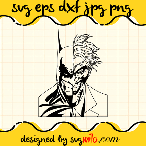 Batman SVG, Joker SVG, Superhero SVG, Batman and Joker SVG, EPS, PNG, DXF, Premium Quality - SVGMILO