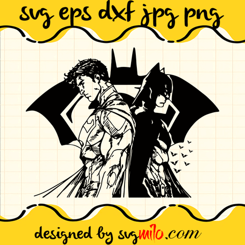 Batman Vs Superman SVG, Batman SVG, Superman SVG, EPS, PNG, DXF, Premium Quality - SVGMILO