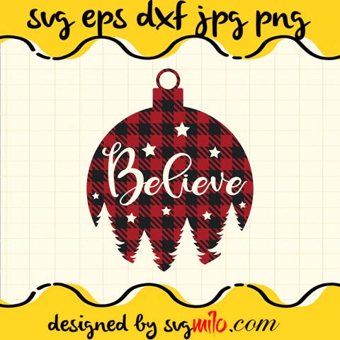 Believe Globe SVG, Christmas SVG, EPS, PNG, DXF, Premium Quality - SVGMILO