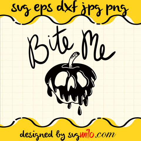 Bite Me SVG, Halloween SVG, EPS, PNG, DXF, Premium Quality - SVGMILO