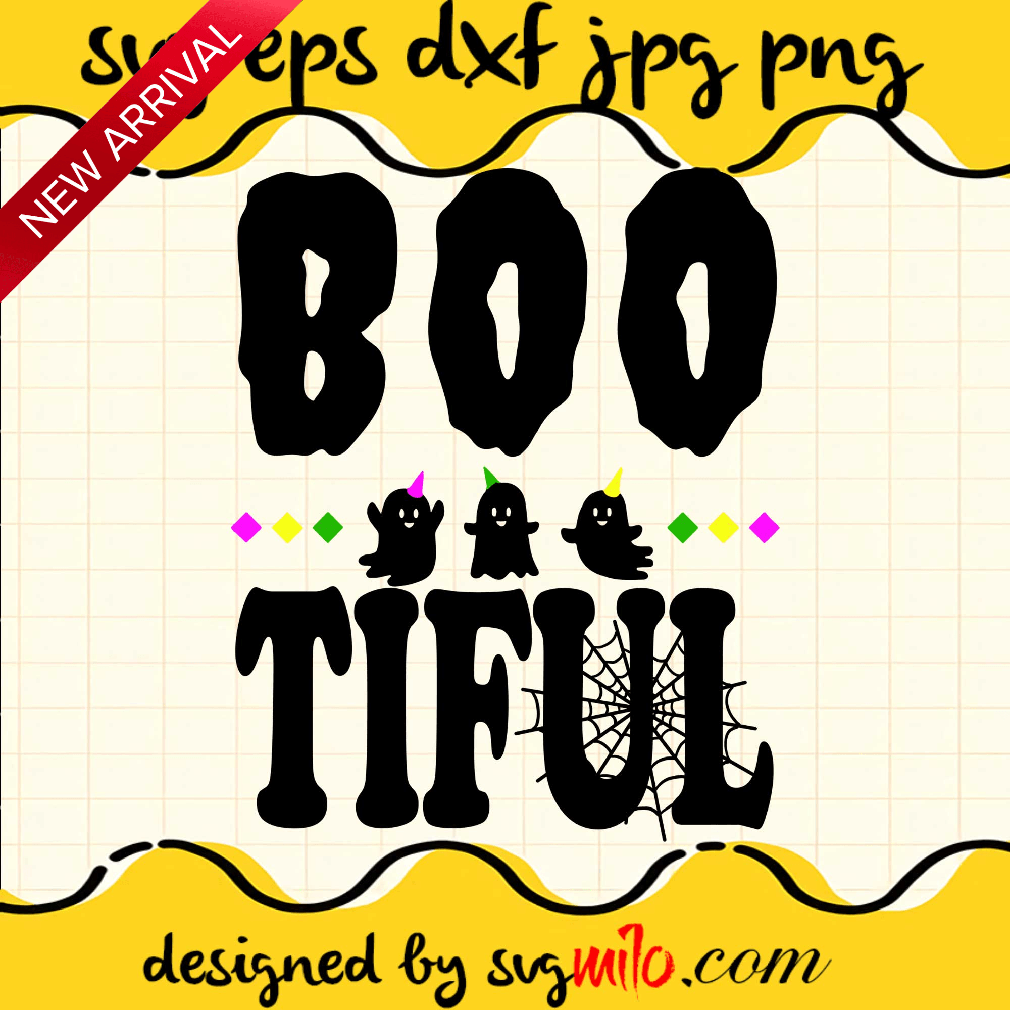 Bootiful Halloween Ghost Costume File SVG Cricut cut file, Silhouette cutting file,Premium quality SVG - SVGMILO