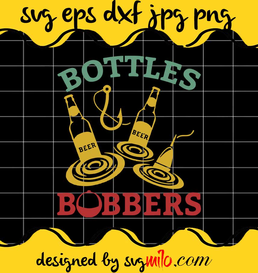 Bottles Beer Bobbers SVG cut file for cricut silhouette machine make craft handmade - SVGMILO