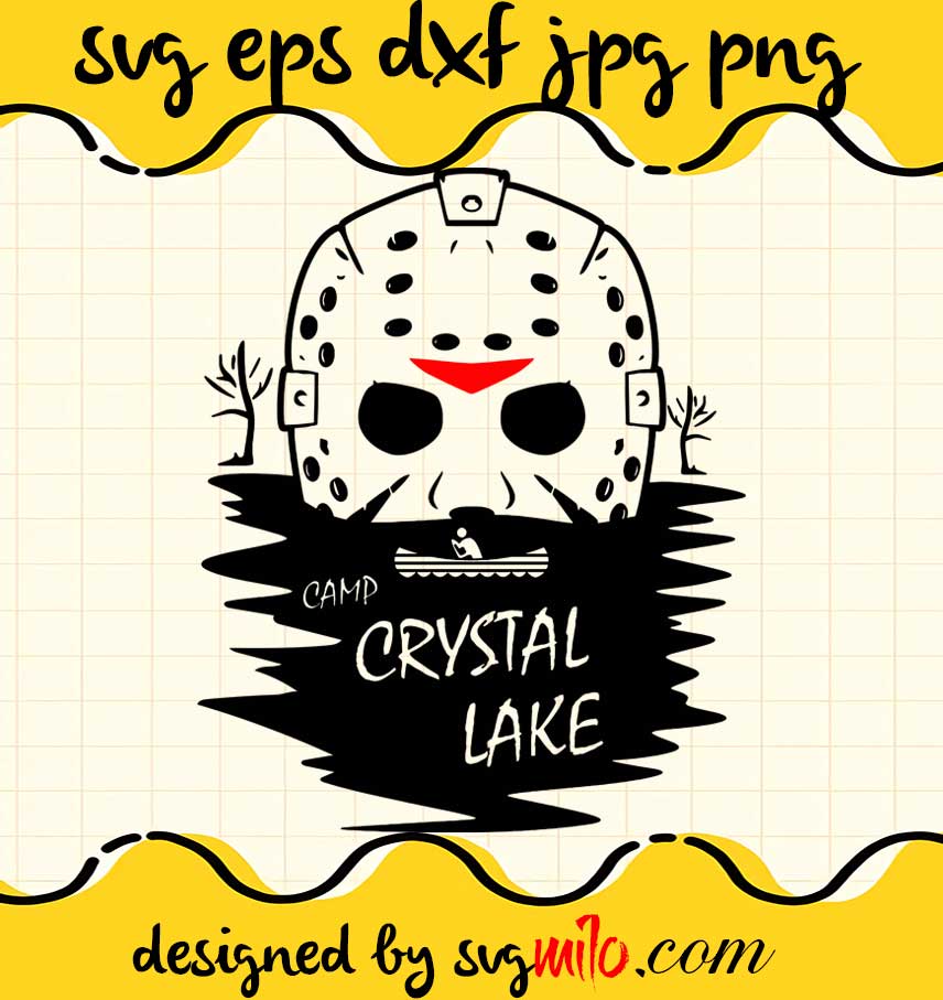 Camp Crystal Lake File SVG Cricut cut file, Silhouette cutting file,Premium quality SVG - SVGMILO
