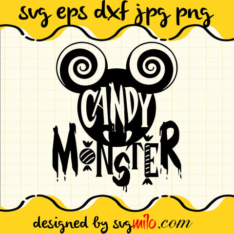 Candy Monster SVG PNG DXF EPS Cut Files For Cricut Silhouette,Premium quality SVG - SVGMILO