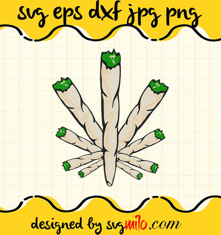 Cannabis Spliff Weed Peace Dream Joint 420 cut file for cricut silhouette machine make craft handmade - SVGMILO
