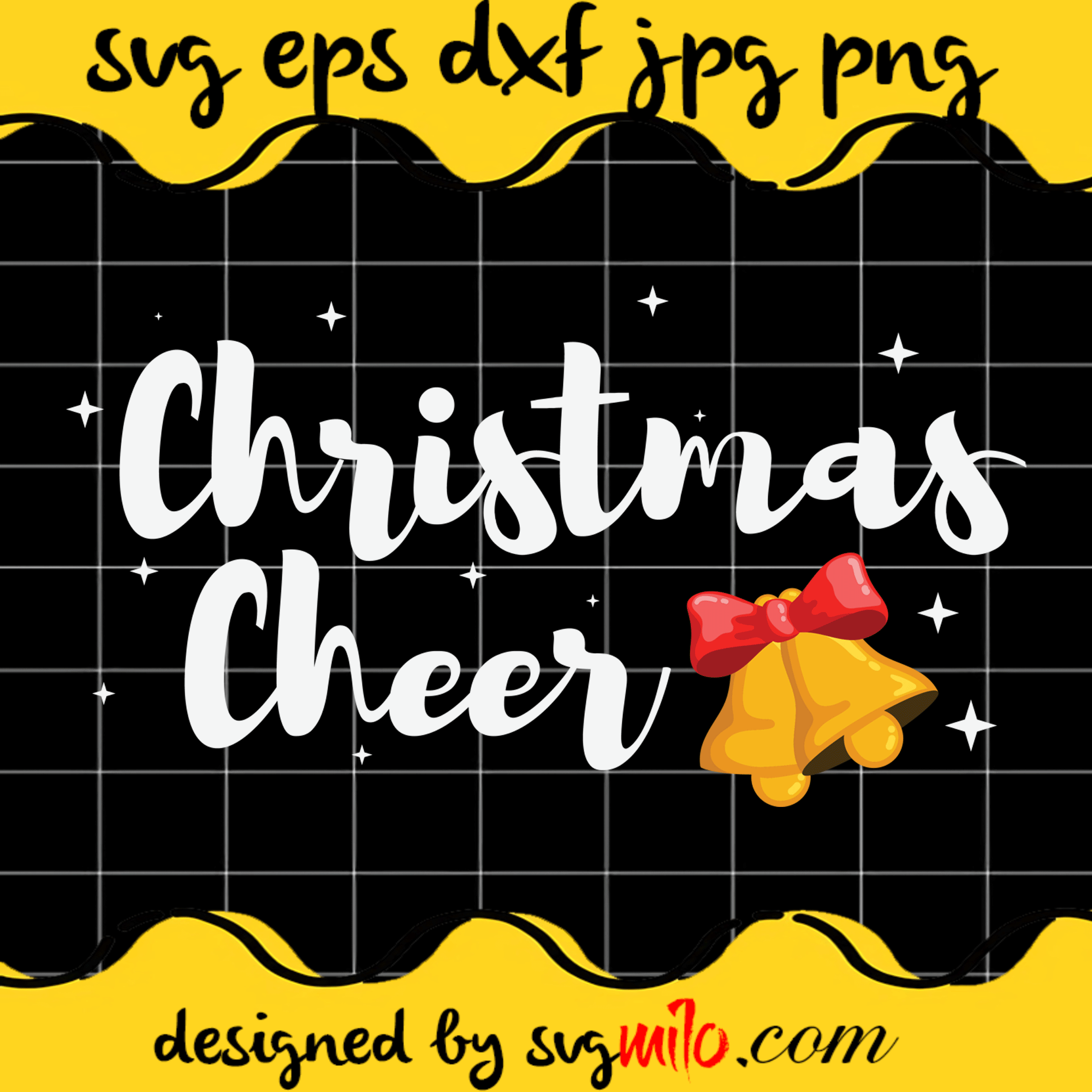 Christmas Cheer Funny Xmas Bells  Cricut cut file, Silhouette cutting file,Premium Quality SVG - SVGMILO