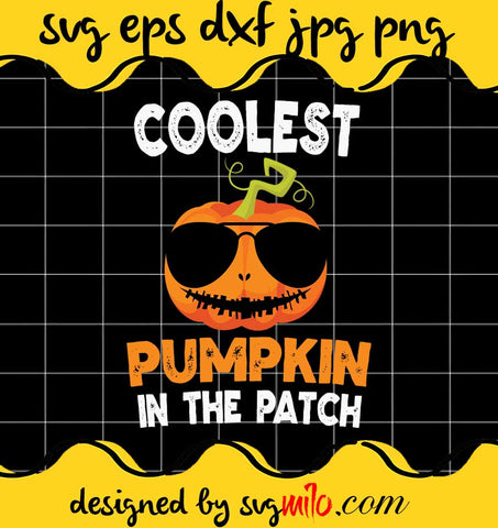 Coolest Pumpkin in The Patch File SVG Cricut cut file, Silhouette cutting file,Premium quality SVG - SVGMILO