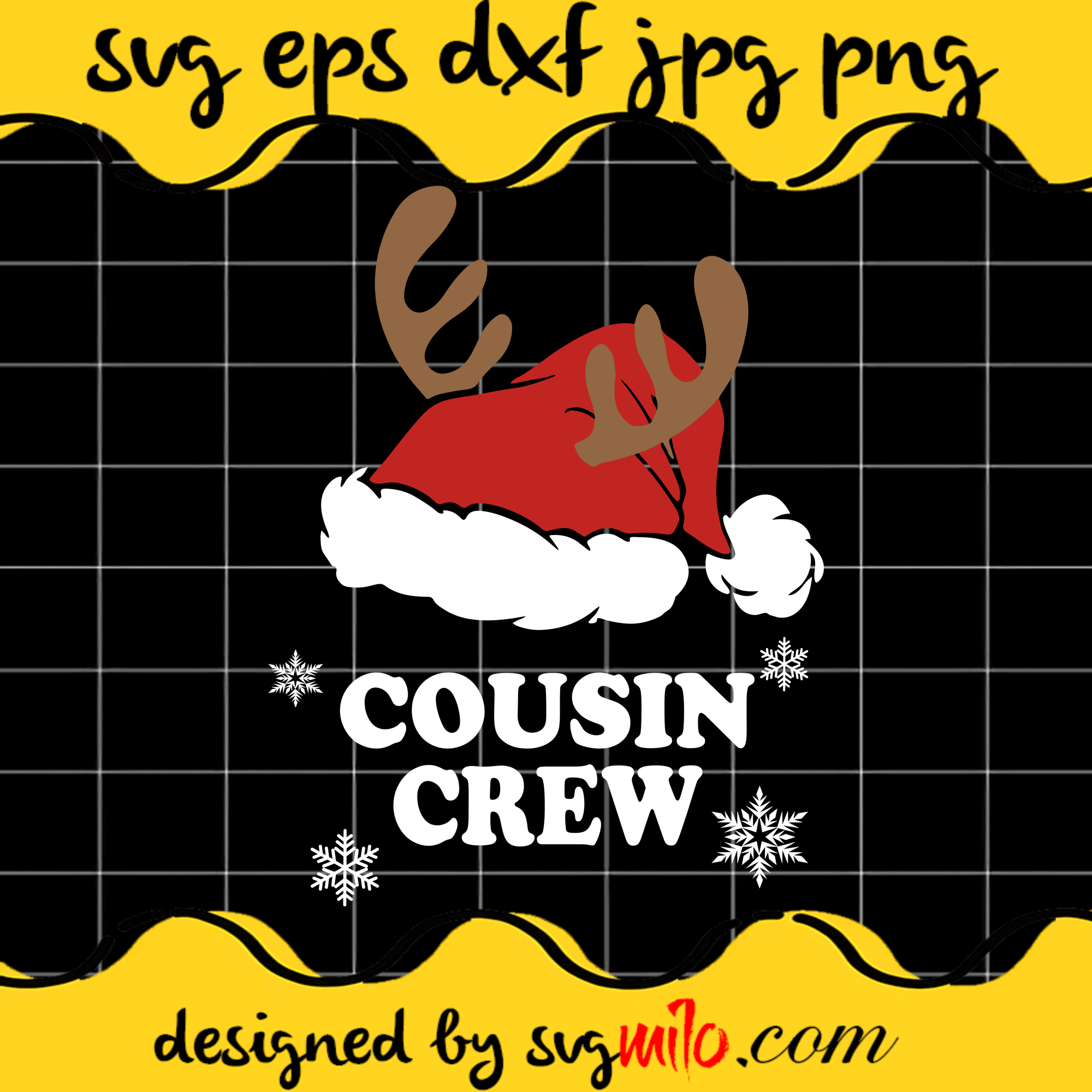 Cousin Crew Christmas Cricut cut file, Silhouette cutting file,Premium Quality SVG - SVGMILO