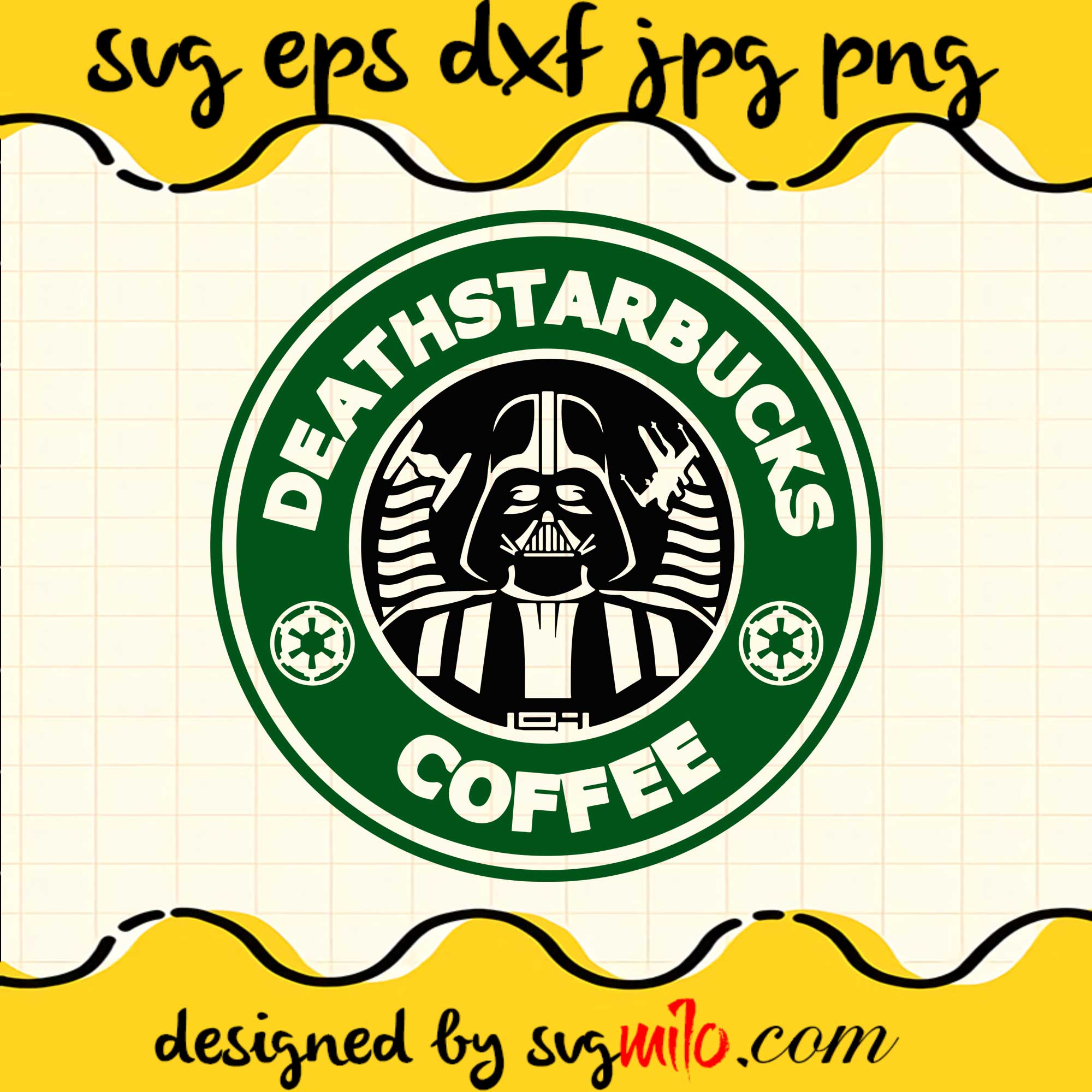 Death Starbucks Coffee SVG PNG DXF EPS Cut Files For Cricut Silhouette,Premium quality SVG - SVGMILO
