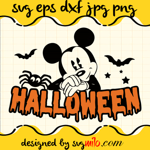 Disney Halloween SVG Cut Files For Cricut Silhouette,Premium Quality SVG - SVGMILO