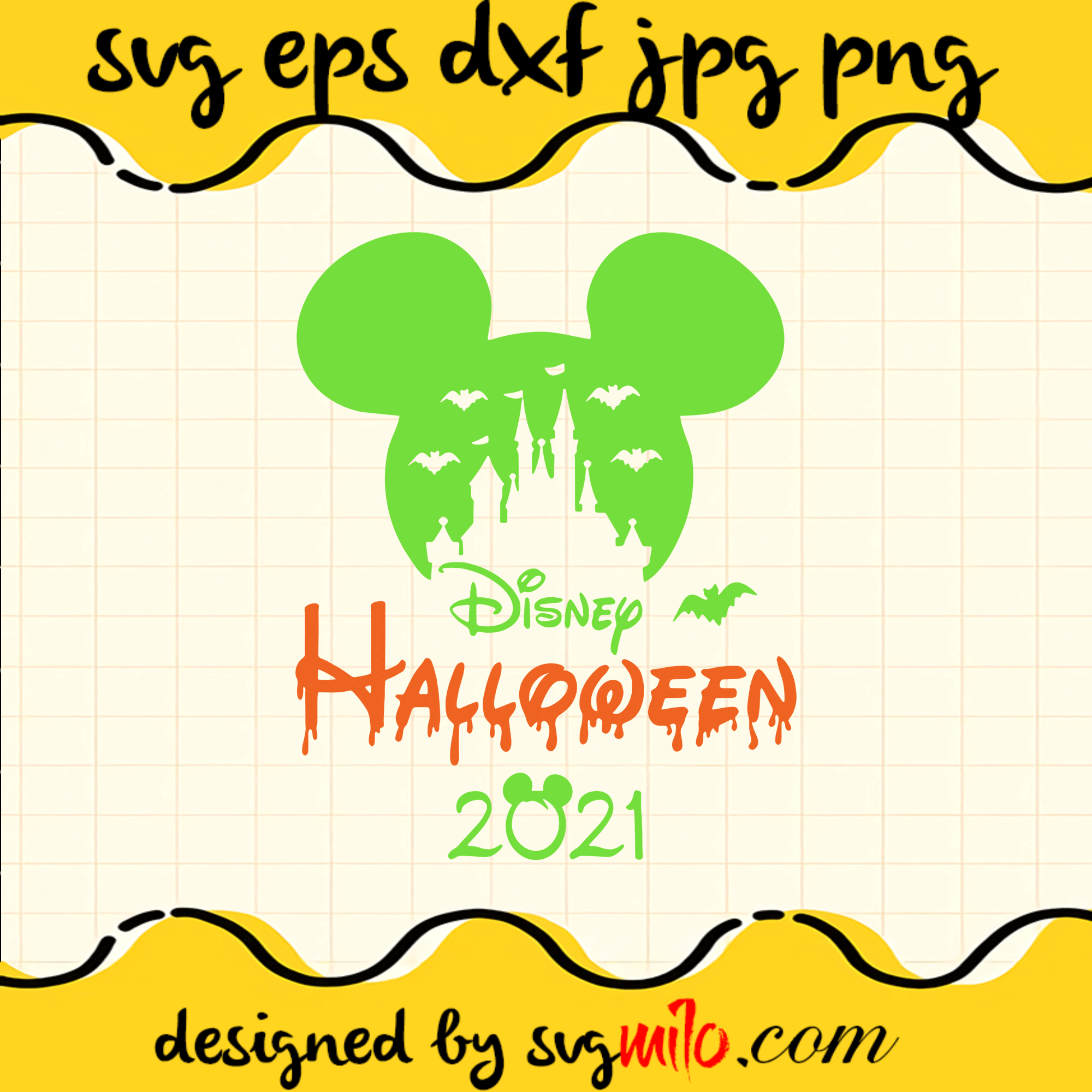 Disney Halloween SVG Cut Files For Cricut Silhouette,Premium Quality SVG - SVGMILO