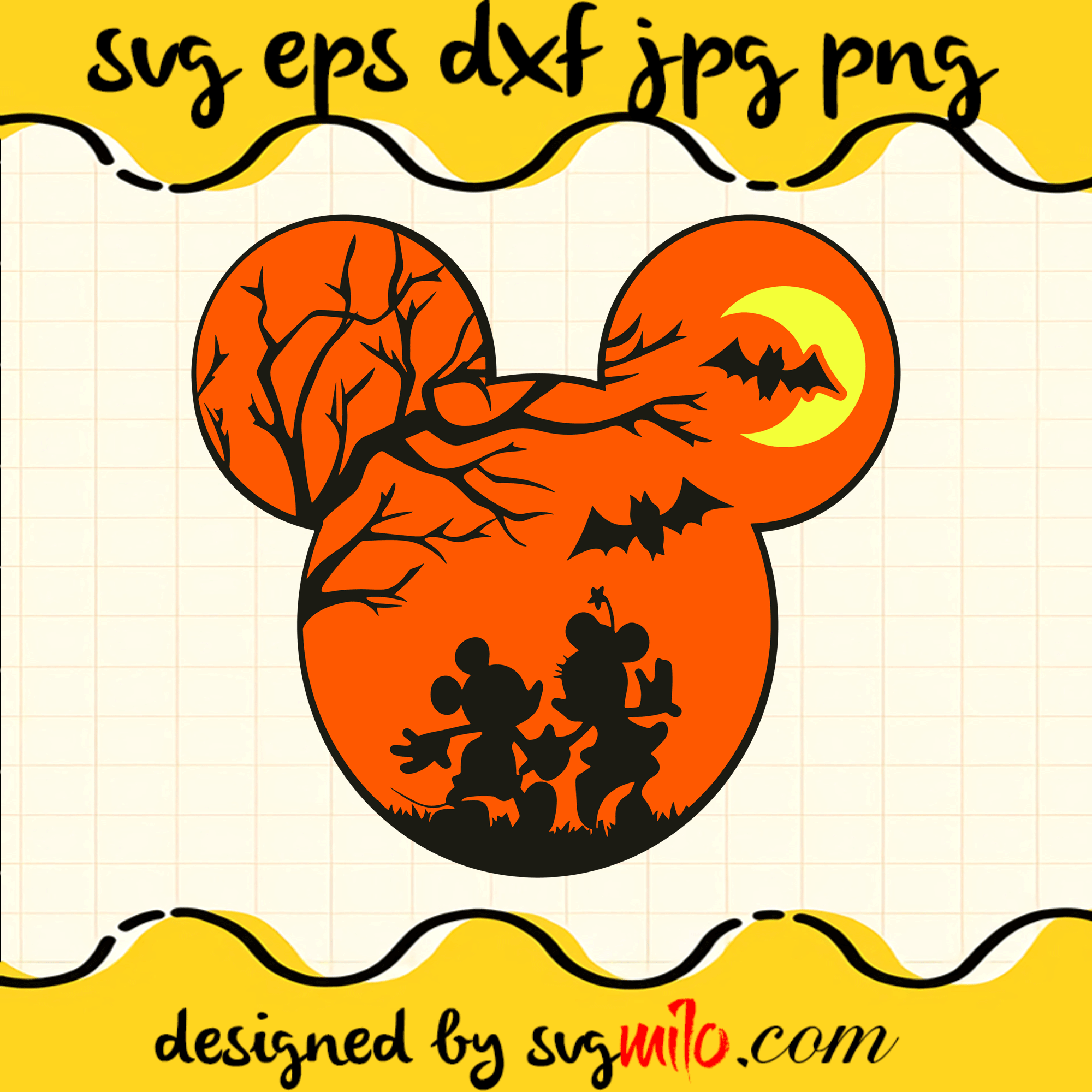 Disney Halloween SVG, Mickey Halloween SVG, Halloween Svg