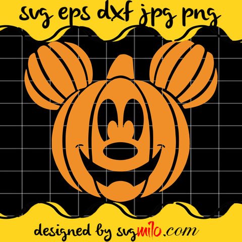 Disney Mickey Mouse Halloween Pumkin Long Sleeve File SVG Cricut cut file, Silhouette cutting file,Premium quality SVG - SVGMILO
