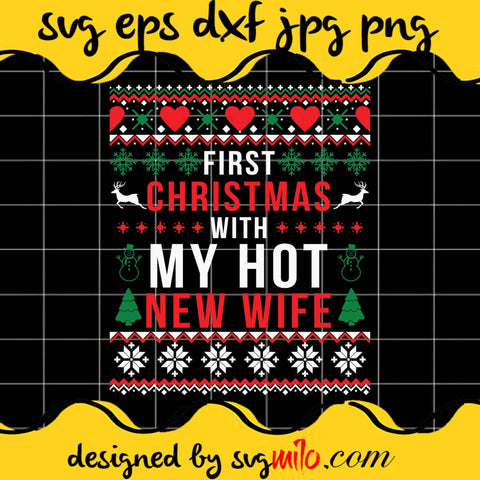 First Christmas With My Hot Cricut cut file, Silhouette cutting file,Premium Quality SVG - SVGMILO