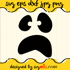 Ghost Face SVG, Halloeween SVG, EPS, PNG, DXF, Premium Quality - SVGMILO