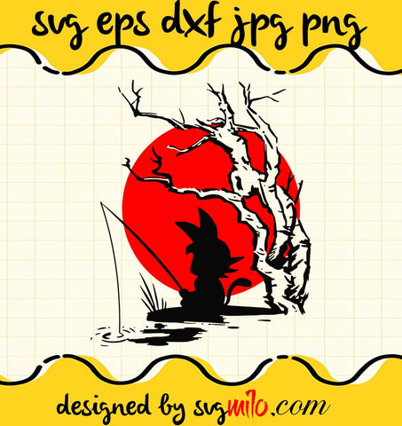 Gohan Fishing File SVG Cricut cut file, Silhouette cutting file,Premium quality SVG - SVGMILO