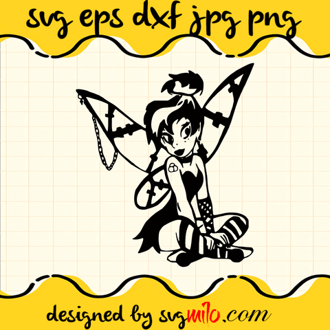 Gothic Fairy SVG, EPS, PNG, DXF, Premium Quality - SVGMILO