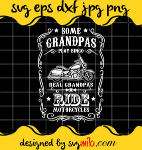 Grandpa Motorcycle cut file for cricut silhouette machine make craft handmade - SVGMILO