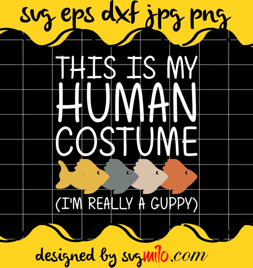Guppy Halloween Human Costume Rainbow Fish Pet File SVG Cricut cut file, Silhouette cutting file,Premium quality SVG - SVGMILO