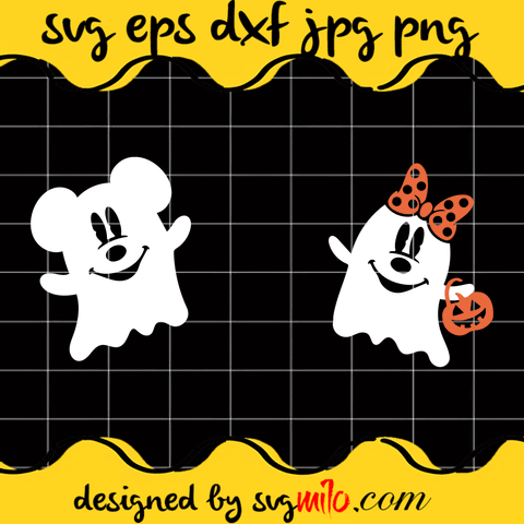Halloween Mickey Minnie SVG Cut Files For Cricut Silhouette,Premium Quality SVG - SVGMILO