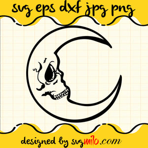 Halloween Moon SVG PNG DXF EPS Cut Files For Cricut Silhouette,Premium quality SVG - SVGMILO