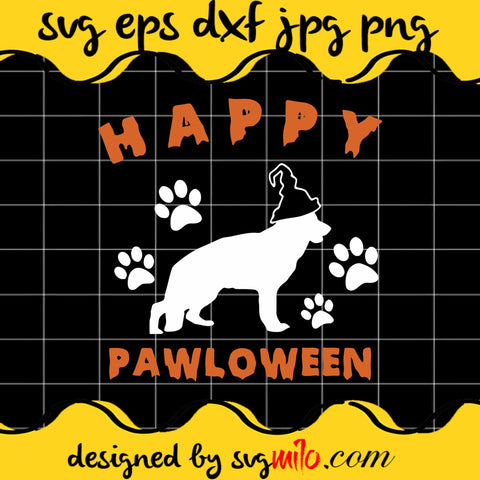 Happy Pawloween SVG PNG DXF EPS Cut Files For Cricut Silhouette,Premium quality SVG - SVGMILO