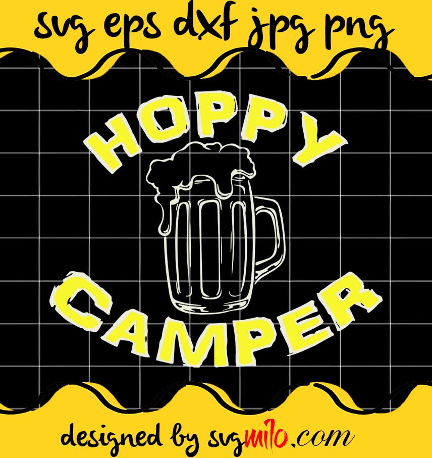 Hoppy Camper cut file for cricut silhouette machine make craft handmade - SVGMILO