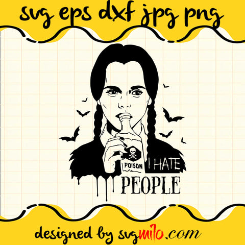 I Hate People SVG PNG DXF EPS Cut Files For Cricut Silhouette,Premium quality SVG - SVGMILO