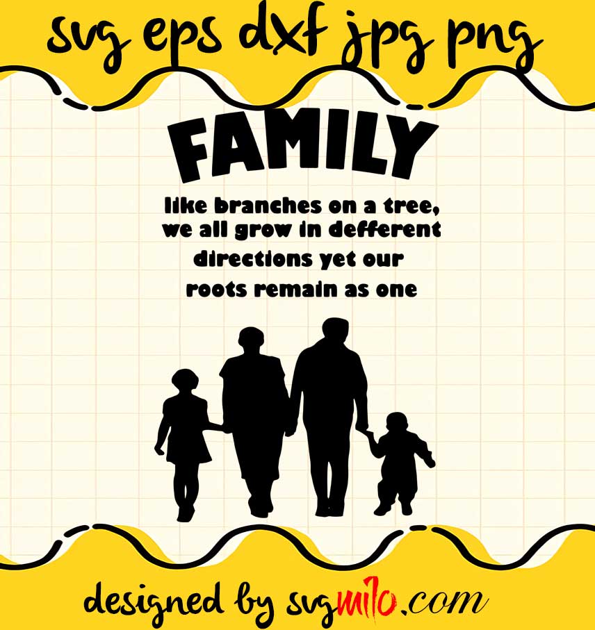 I Love Family File SVG Cricut cut file, Silhouette cutting file,Premium quality SVG - SVGMILO