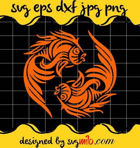 Koi Fish File SVG Cricut cut file, Silhouette cutting file,Premium quality SVG - SVGMILO