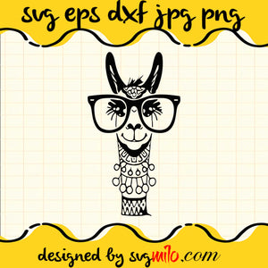 Llama School Teacher SVG PNG DXF EPS Cut Files For Cricut Silhouette,Premium quality SVG - SVGMILO