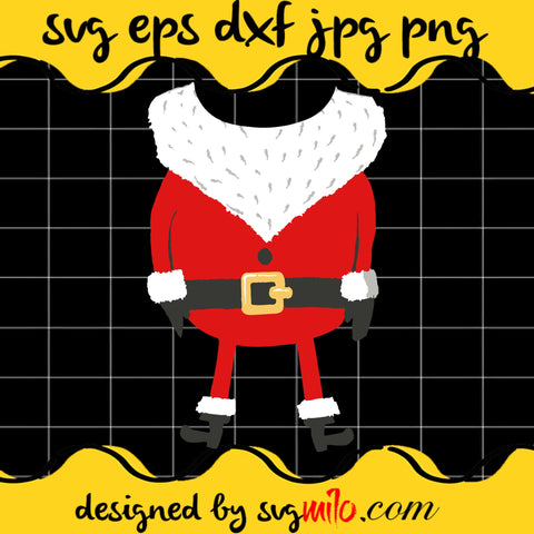 Men Santa Body File SVG Cricut cut file, Silhouette cutting file,Premium quality SVG - SVGMILO