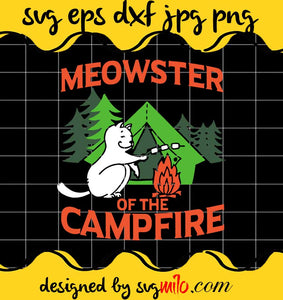 Mewster Of The Campfire cut file for cricut silhouette machine make craft handmade - SVGMILO