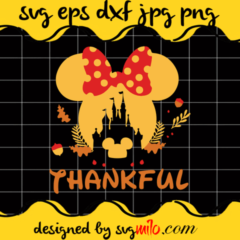 Minnie Thanksgiving SVG, Mickey SVG, Halloween SVG Cricut cut file, Silhouette cutting file,Premium Quality SVG - SVGMILO