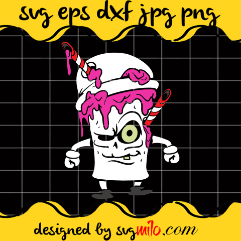 Momster Zombie SVG, Halloween SVG, EPS, PNG, DXF, Premium Quality - SVGMILO