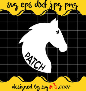 Patch The One Eyed Horse cut file for cricut silhouette machine make craft handmade - SVGMILO