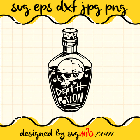 Poison And Skull Potion Cricut cut file, Silhouette cutting file,Premium Quality SVG - SVGMILO