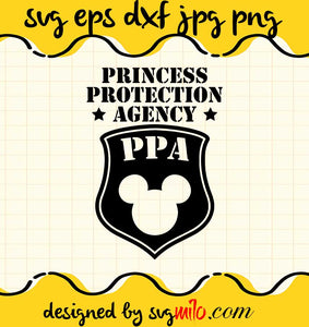 Princess Protection Agency PPA Funny Disney cut file for cricut silhouette machine make craft handmade - SVGMILO