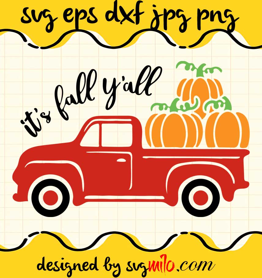 Pumkin Truck File SVG Cricut cut file, Silhouette cutting file,Premium quality SVG - SVGMILO