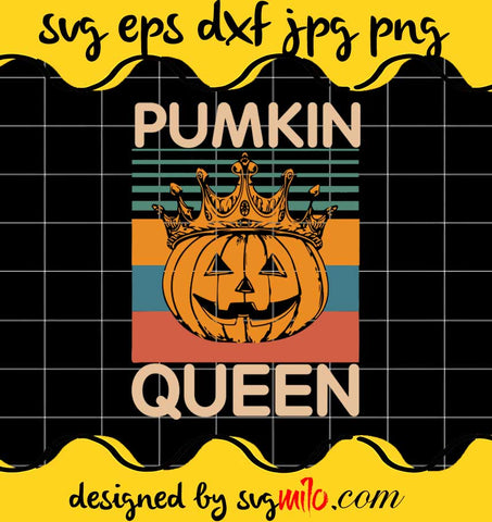 Pumpkin Queen File SVG Cricut cut file, Silhouette cutting file,Premium quality SVG - SVGMILO