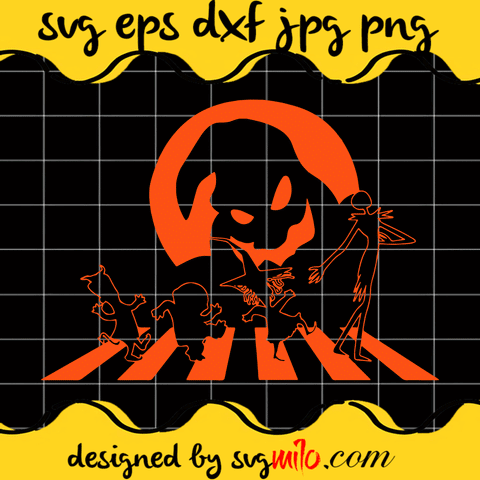 Road Nightmare Before Christmas Jack Skellington, Jack Skellington Svg Cricut cut file, Silhouette cutting file,Premium Quality SVG - SVGMILO