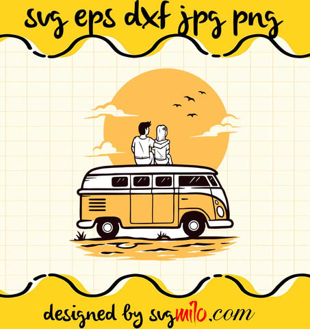 Romantic On The Car Camping File SVG PNG EPS DXF – Cricut cut file, Silhouette cutting file,Premium quality SVG - SVGMILO