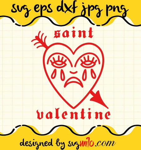 Saint Valentine cut file for cricut silhouette machine make craft handmade 2021 - SVGMILO