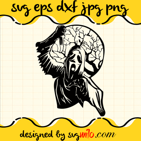 Scream SVG, Halloween SVG, Horror SVG, EPS, PNG, DXF, Premium Quality - SVGMILO