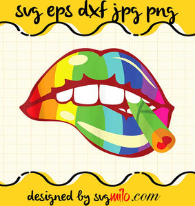 Sexy Lips 420 Weed Cannabis Marijuana LGBT Stoner File SVG PNG EPS DXF – Cricut cut file, Silhouette cutting file,Premium quality SVG - SVGMILO