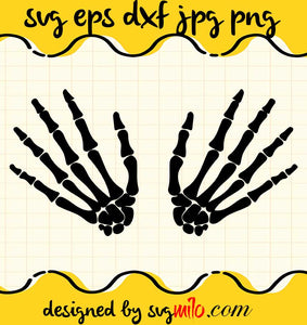 Skeleton Hands Svg File SVG Cricut cut file, Silhouette cutting file,Premium quality SVG - SVGMILO